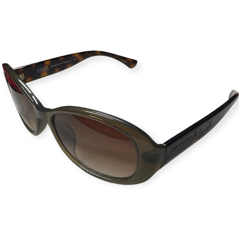 Coach L918 Pollyanna Frames Sunglasses Olive Tortoise 56-16-140mm HC 8066F